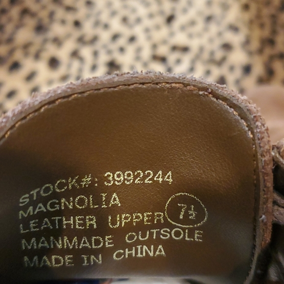 Earth Shoes Brown Suede Ankle Boot Size 7 1/2 - Picture 4 of 10